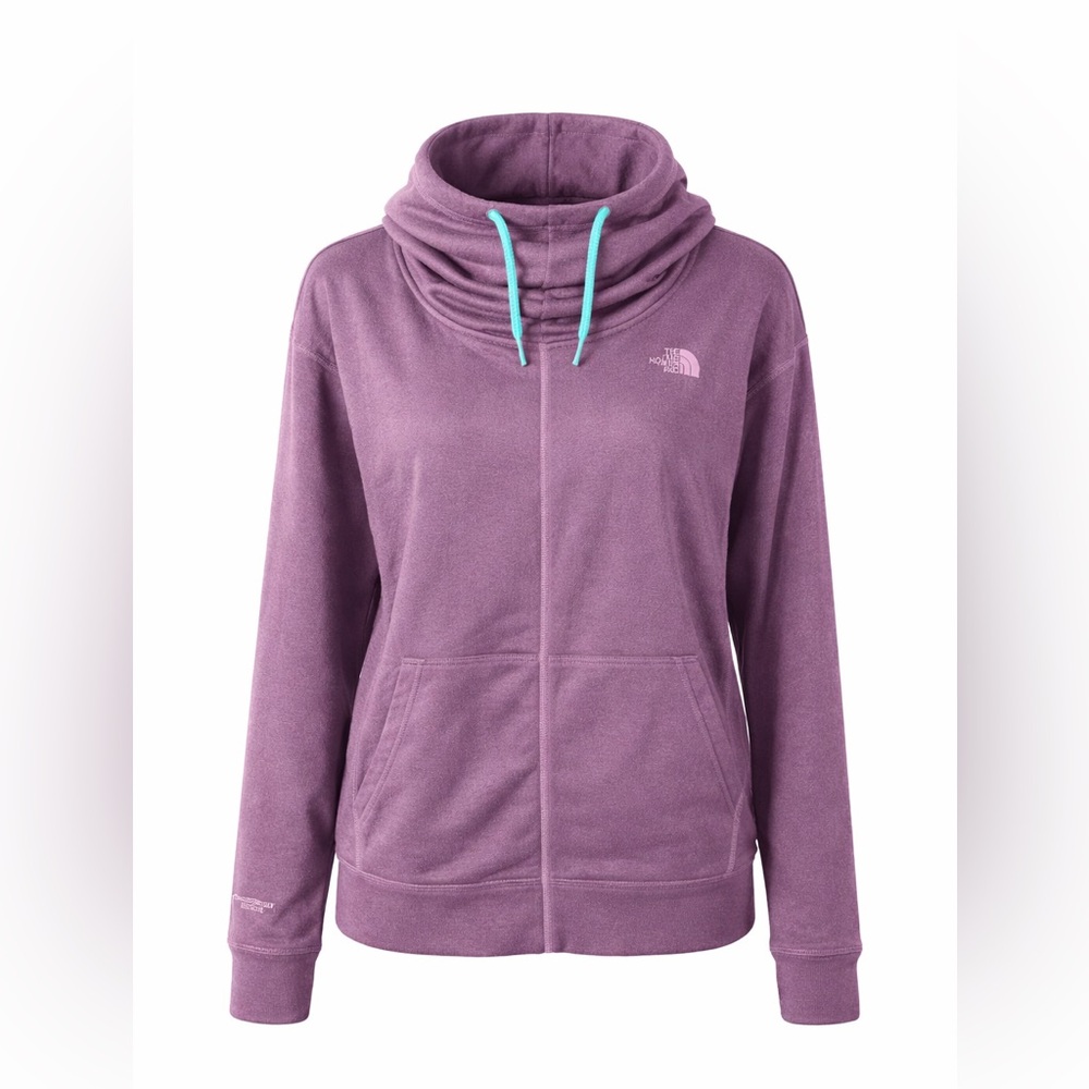 The North Face Purple Funnel Neck Hoodie‎ Gorpcore Cozy Athleisure-Medium
